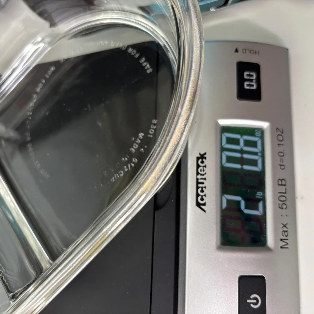 Pyrex measurements length